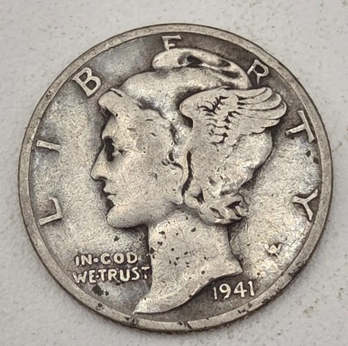 1941 Mercury Dime — photo from another recent sale