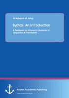 Syntax: An Introduction. A Textbook For University Students Of Linguistics &...