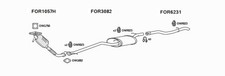 EuroFlo Exhaust System for Ford Focus FFDA TDCi 100 1.8 2004-2005 Euro 3