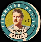 NORBERTO "TUCHO" MENDEZ Very Rare FOOTBALL / SOCCER Card PEPITO 1950