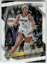 2025 Panini Prizm WNBA #92 Angel Reese White Seismic Prizms