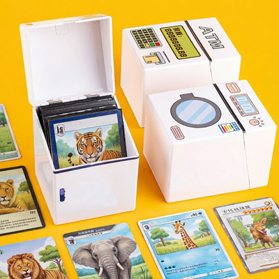 1pc Cute Style Card Deck Box Holder For PTCG TCG MTG Sports Games Trading Cards