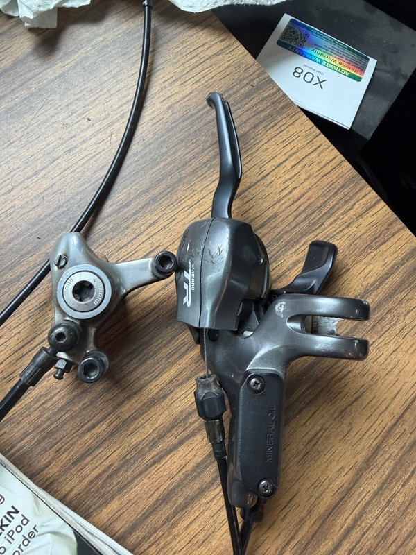 Vintage Shimano XTR Hydraulic Disc/3X8 shifter Groupset With Derailleurs