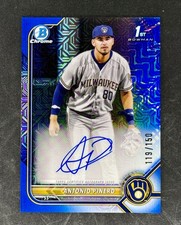 2022 Bowman Chrome Prospect Auto Antonio Pinero #CPA-AP Hta Choice /150