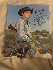Actor ROBERT FULLER Signed 8x10 LARAMIE Photo 