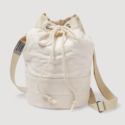 Eddie Bauer X Looptworks Upcycled Bucket Bag, Mineral Wash Oatmeal