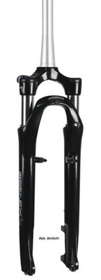 SR Suntour Federgabel SF14 NEX E25 HLO P 28 Zoll schwarz matt Tapered Schaftl...
