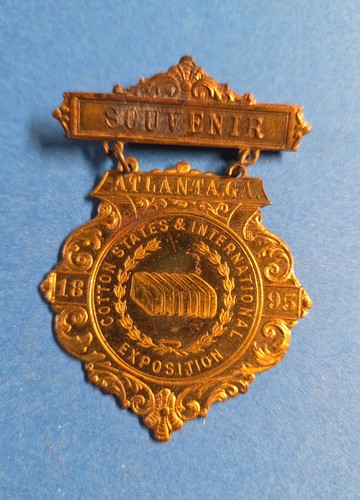 Souvenir Pin Cotton States Exposition Atlanta 1895