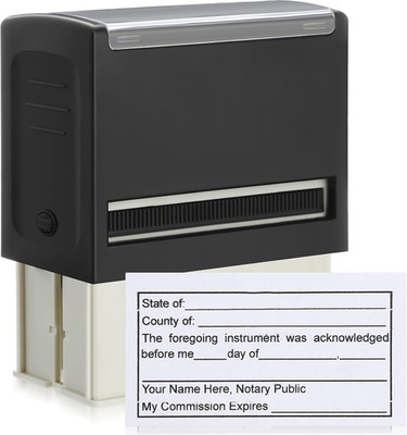Sinload Notary Stamp - Self Inking Notary Public Stamp for Sworn & Subscribed...