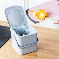 Homecare Kitchen Compost Bin Countertop Food Waste Caddy with Easy Wipe Clean