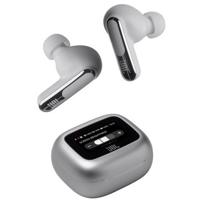 JBL Live Beam 3 TWS In-Ear Kopfhörer ANC Smart Case 48h Bluetooth Silber