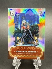 2024 Panini Donruss Optic Uptowns Jonathan Brooks #13 Rookie Card RC SSP Insert. rookie card picture