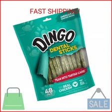 Dingo Tartar And Breath Dental Sticks, Great Treats For Small, Medium, and Large