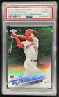 2018 Topps Chrome Shohei Ohtani Freshman Flash RC Green Refractor #/99 PSA 10