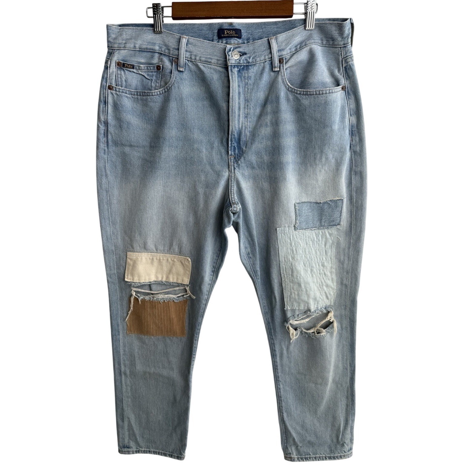 Polo Ralph Lauren Multi Patch Avery Boyfriend Jea… - image 1