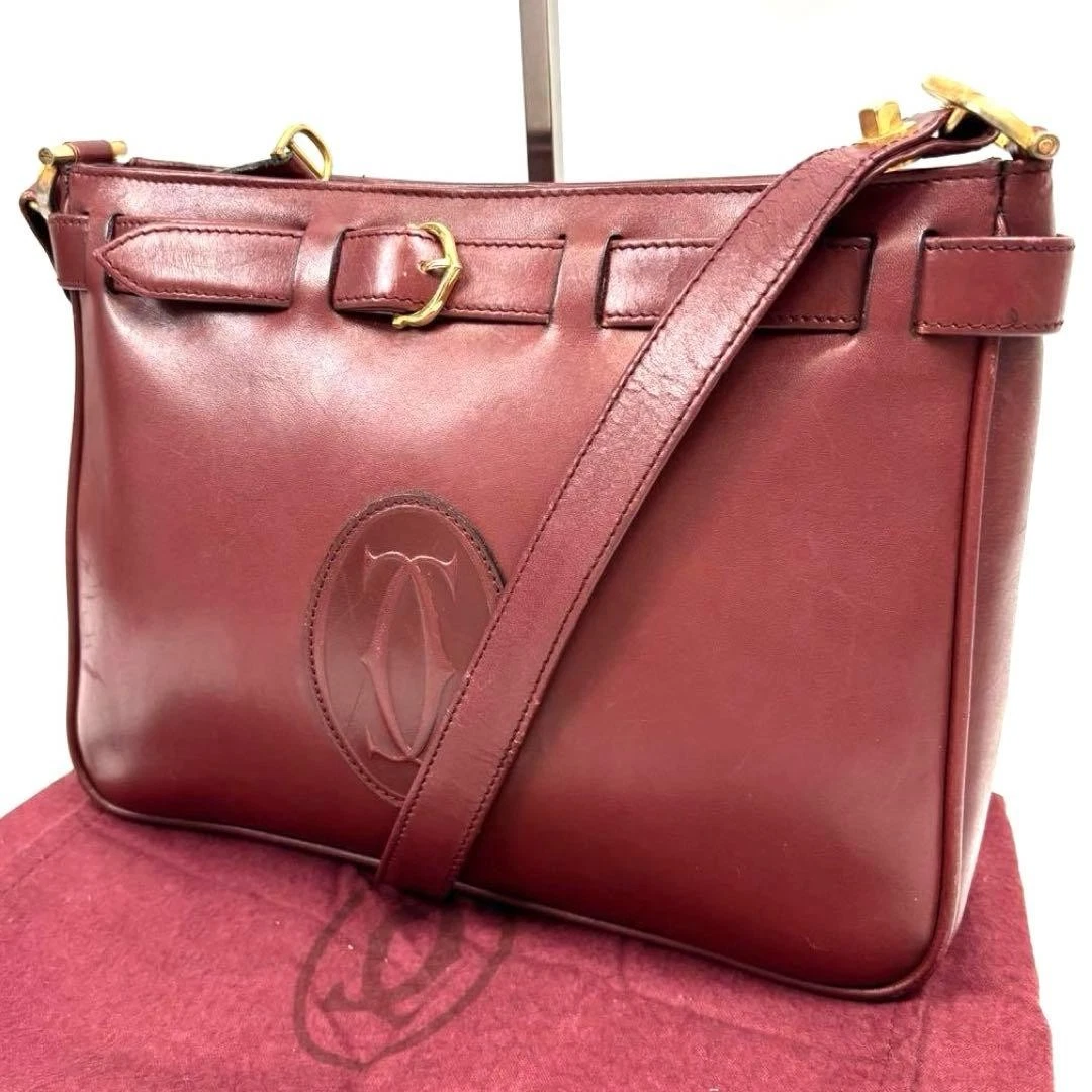 Cartier Shoulder Bag Red Bags & Handbags for Women for sale | eBay
