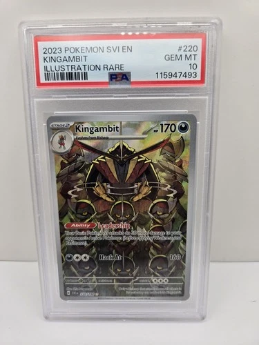 💎 Pokémon Kingambit 220/198 Scarlet & Violet PSA 10 💎