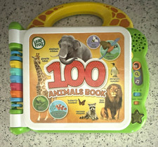 LeapFrog 100 Animals Interactive Electronic Learning Game Book Toy, Ages 1-4