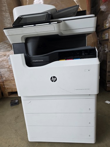HP Laserjet MFP E77830 A4 A3 Colour MFP Laser Printer 3 Trays - Picture 2 of 12