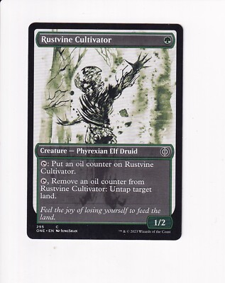 MAGIC MTG PHYREXIA ALL WILL BE ONE RUSTVINE CULTIVATOR SHOWCASE (#1) (X)