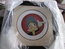 Pinocchio Courvoisier Jiminy Cricket Disney limited edition Cel