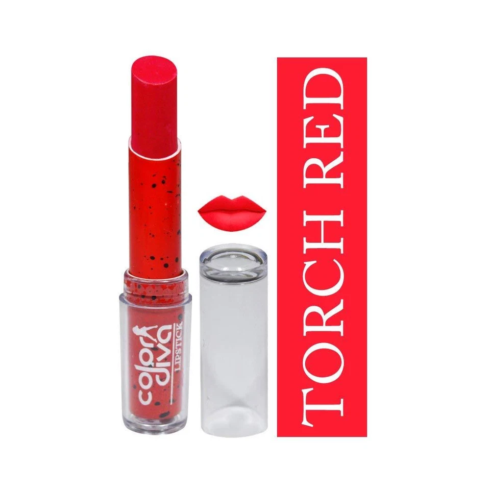 Color Diva Love Collection Lápiz Labial Antorcha Tono Rojo 1 Pieza Foto 2 de 4
