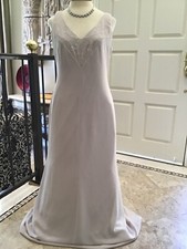 Ursula of Switzerland New MOB Mothers occasion formal dress with jacket Taupe 8