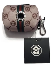 Fresh Pawz Dog Poop Waste Bag Holder W/ Black Roll of Bags