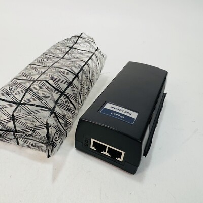 Gigabit PoE Plus Power Injector 802.3af 802.3at 48V 0.65A 30W 