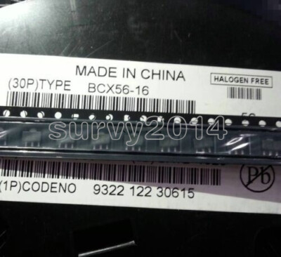 50PCS BCX56-16 TRANSISTOR NPN 80V 1A SOT89 NEW