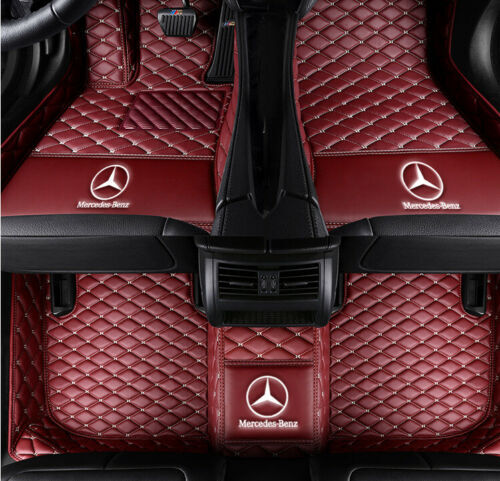 For Mercedes-Benz 1998-2026 All Moldes Luxury Waterproof Carpets Car Floor Mats - Bild 17 von 18