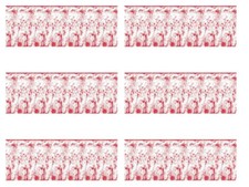 6 Bloody Wall Backdrops Halloween Party Decorations Prop Scene Setters 4' x 30'