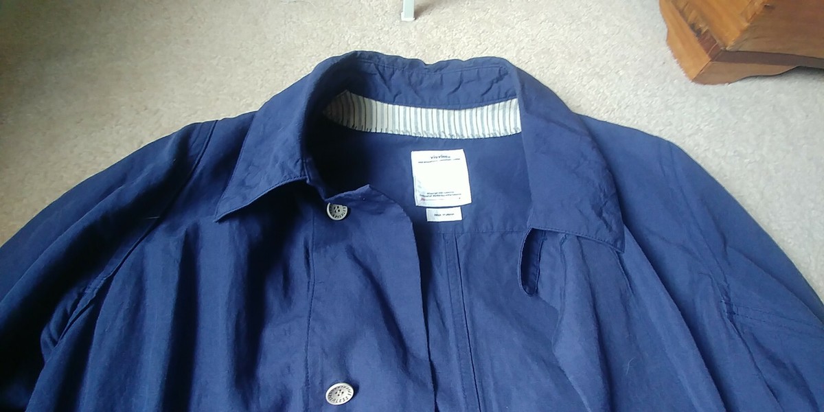 Visvim Grease Monkey Coat Navy 1 S 2019 UWT 100% Authentic FIL Peerless ICT WMV