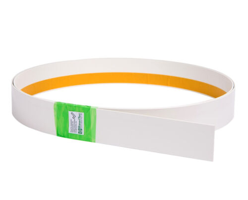 Kunststoff Abdeckleiste Kunststoffleiste Flachleiste weiß selbstklebend Rolle - Bild 1 von 13