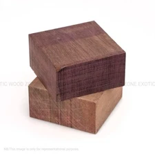 2 Pcs, Purpleheart Bowl Blanks 4x 4x 2 Carving Turning Blanks– Free US Shipping