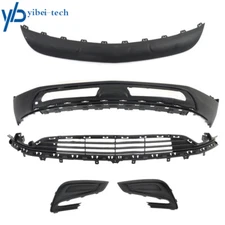 For Buick Encore 17-22 Lower Bumper Cover&Skid Plate&Lower Grill&Fog Light Cover