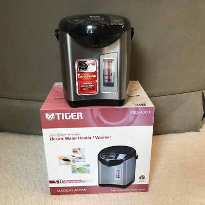 Tiger PDU-A30U Electric Water Heater Warmer 3L Black JAPAN