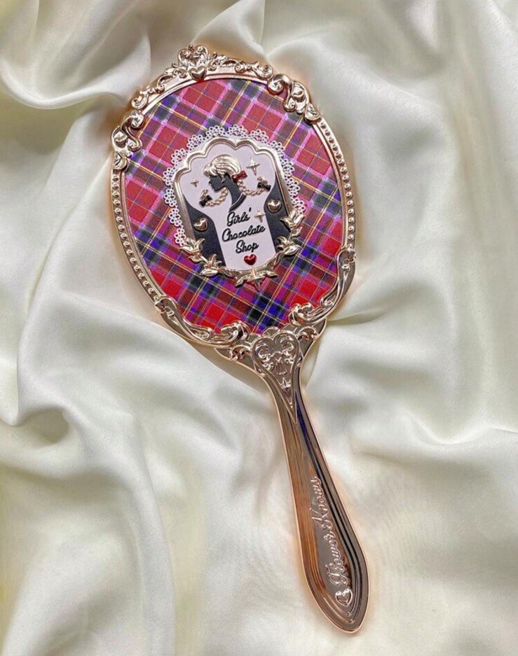 最終値下げ！日曜日まで！FLOWER KNOWS チョコレートショップ 中古 Flower Knows Hand Mirror Chocolate Wonder Shop Red Authentic Brand