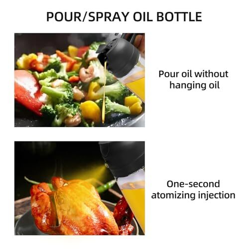 Olive Oil Sprayer, Oil Container Kitchen and Olive Oil Dispenser Bottle - - Picture 4 of 6