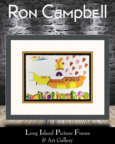 Ron Campbell Yellow Submarine Sub L/ED signierter und nummerierter Giclée-Druck gerahmt - Bild 1 von 11