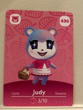  430 Judy Animal Crossing Amiibo Card Series 5 MINT CONDITION - UNSCANNED 