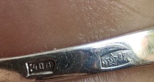 Vintage Ring Sterling Silver 925 star USSR. Women's Jewelry size 10 - Picture 8 of 9