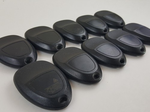 ORIGINAL LOT OF 10 GM 06-24 OEM KEY LESS ENTRY REMOTE ALARM FOB VAN USA SUV BULK - Picture 10 of 14