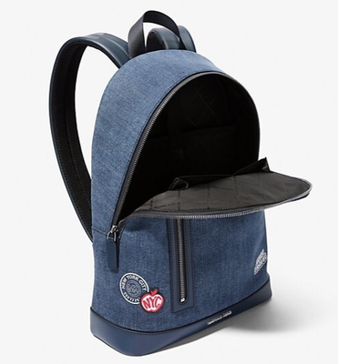 Michael Kors Cooper Men Slim Embellished Zip Commuter Backpack Michael Kors Cooper Men Slim Embellished Zip Commuter  main image 3