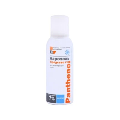 ELFA PHARM Panthenol Spray 7% Foam Med Panthe 150ml Menthol Cooling Effect After Sunburns