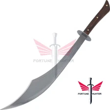 Custom Handmade 1075 Carbon Steel Sinbad the Sailor Sword Hunting Sword W/Sheath
