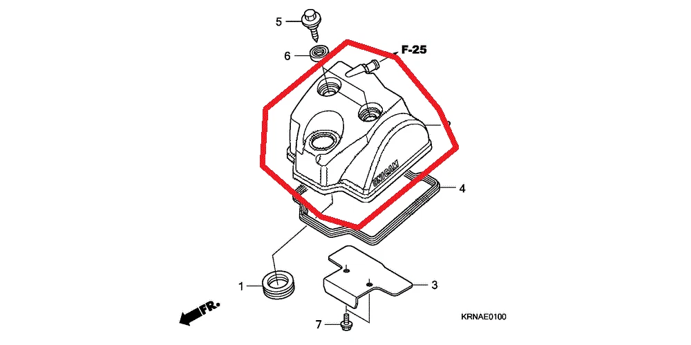 HONDA CYLINDER HEAD VALVE COVER CRF250R 2010 2011 2012 2013 2014 2015 2016 2017