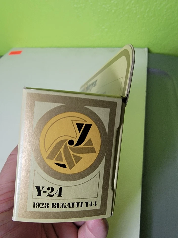 1928 BUGATTI T44 MATCHBOX CAR Y-24 Models of Yesteryear 1979 mib ENGLAND - Image 2 of 4