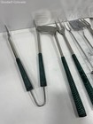 Wooden Handle Spatula Fork Tongs 8 Piece Barbecue Grill Tools Set — photo 5