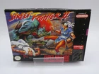 Street Fighter II SNES Super Nintendo in Box W/ Manual Missing Cardboard Insert